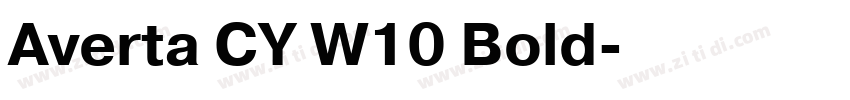 Averta CY W10 Bold字体转换 Averta CY W10 Bold字体转换